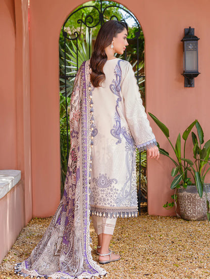 Urban Embroided Cambric by Jade-IVORY