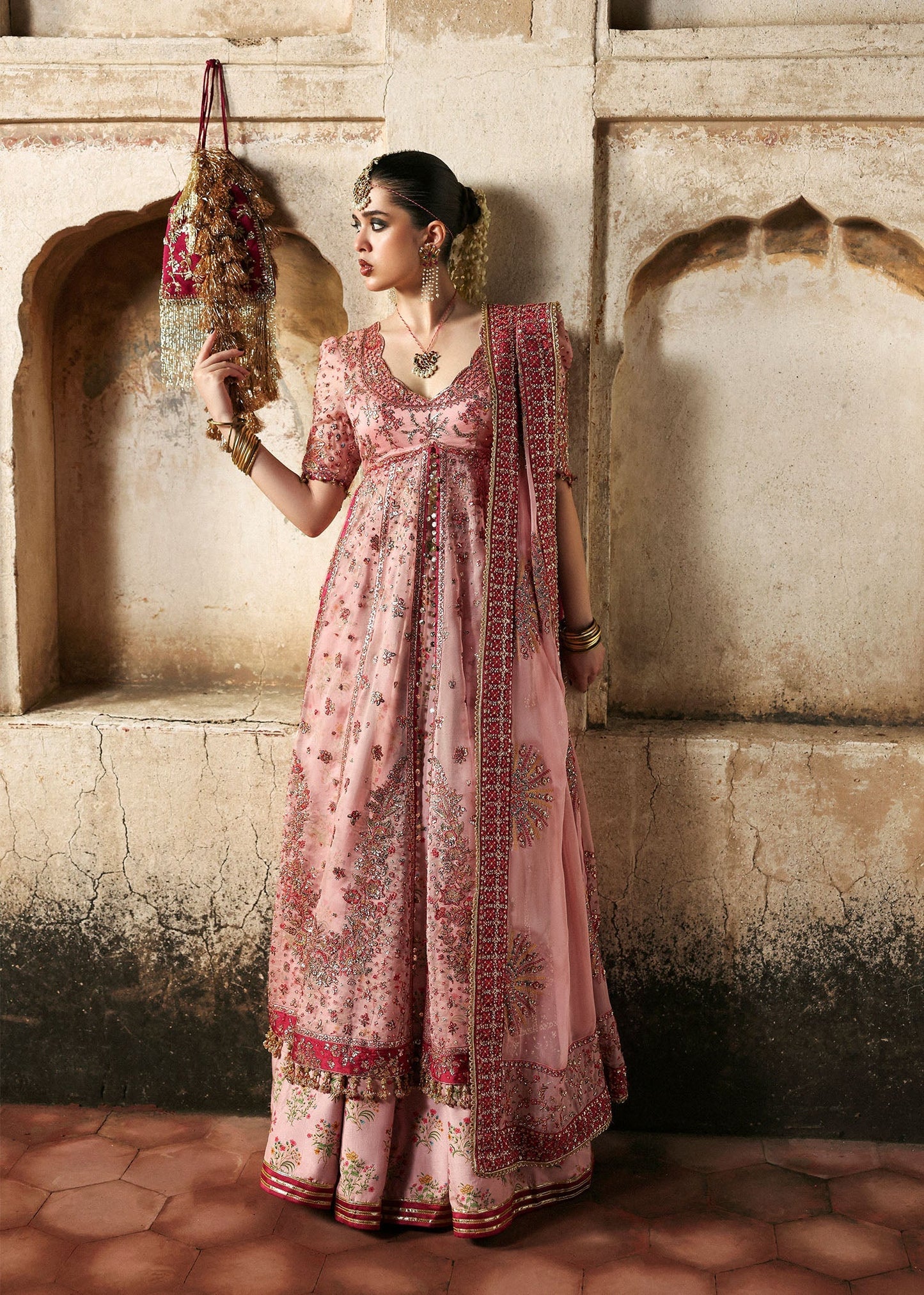 Roshanara - Massarat Unstitched Festive'25 by Hussain Rehar