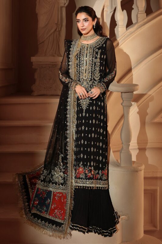 Embroidered Luxury Chiffon DJW6-04 | 2026 | Charizma