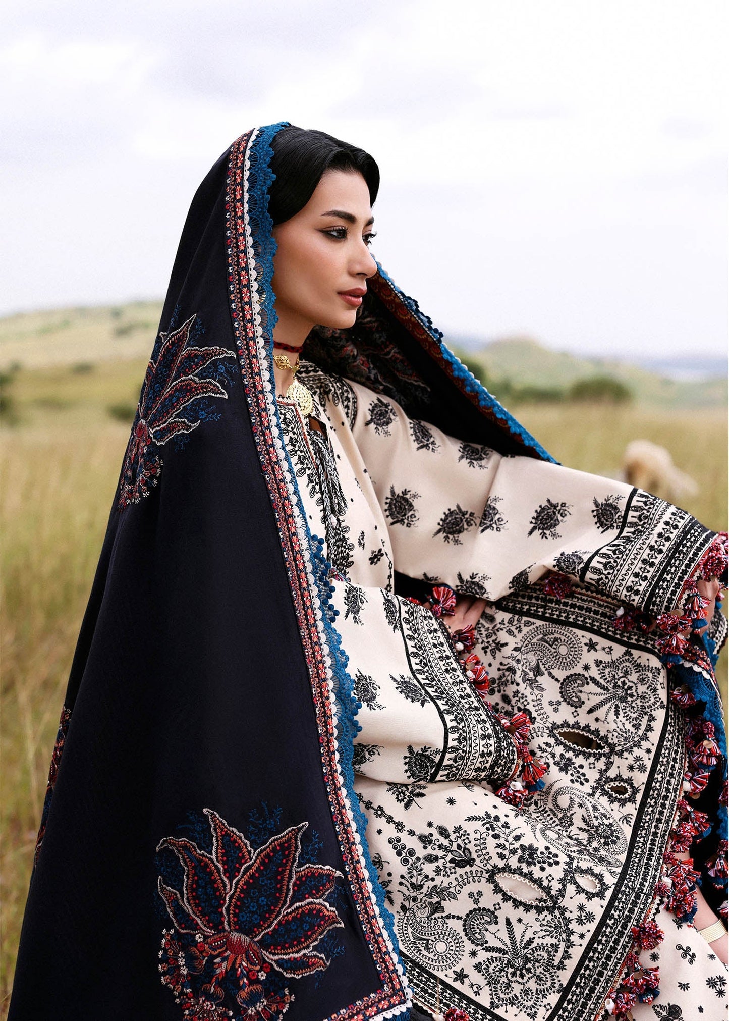 Khaddar Unstitched 25  by Hussain Rehar - Dhanak