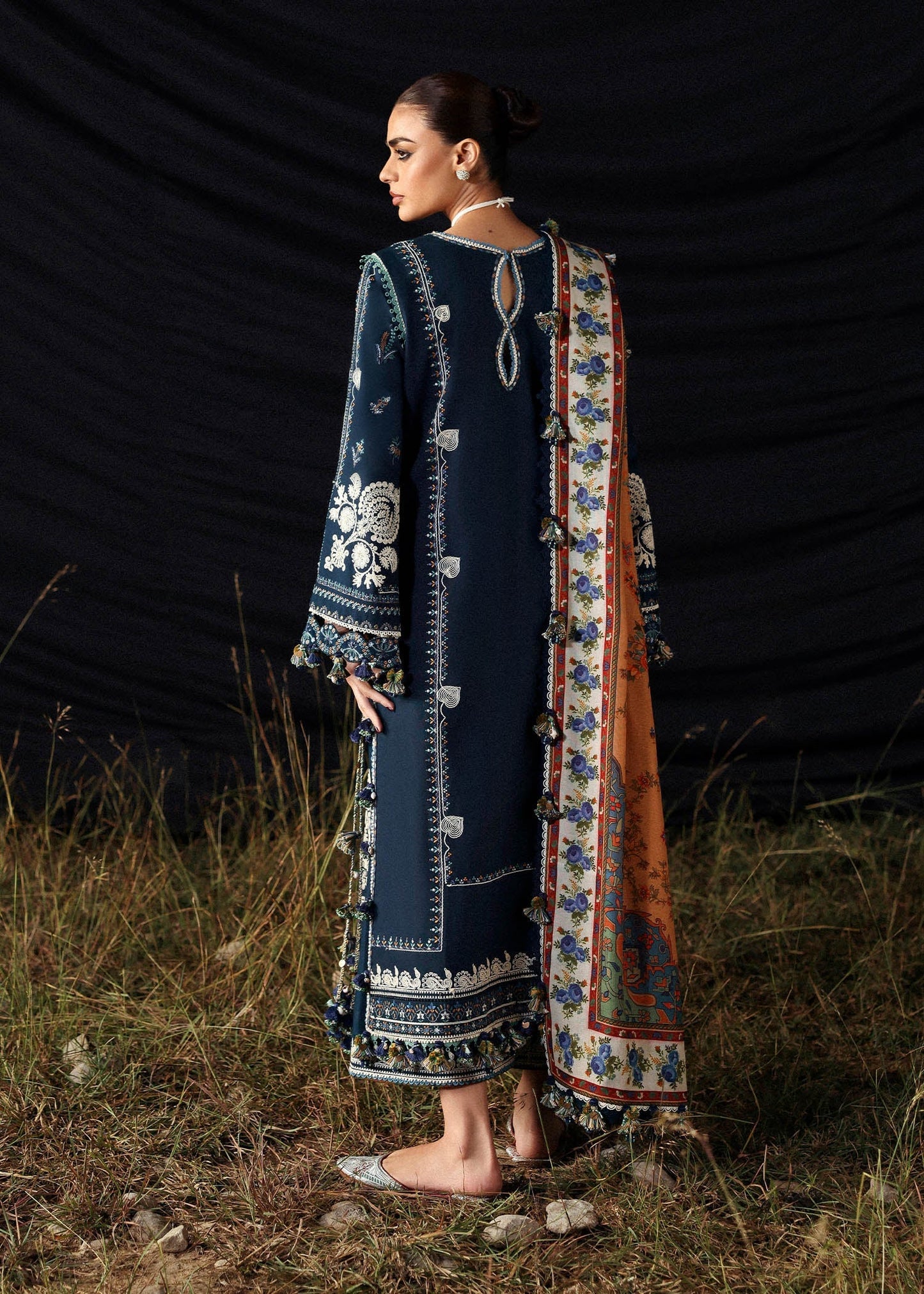 Khaddar Unstitched 25  by Hussain Rehar - Chashm-e-Bahr