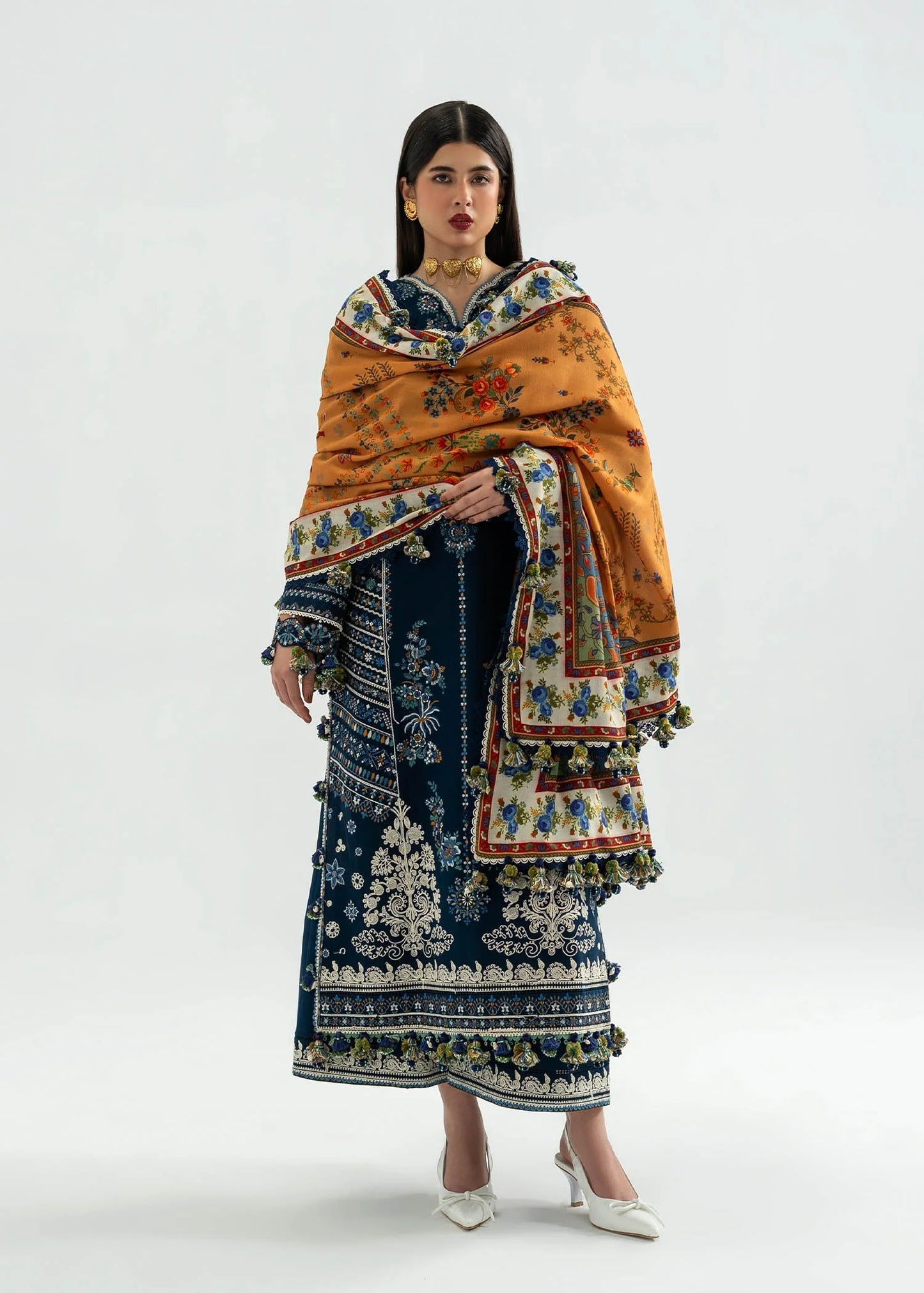 Khaddar Unstitched 25  by Hussain Rehar - Chashm-e-Bahr