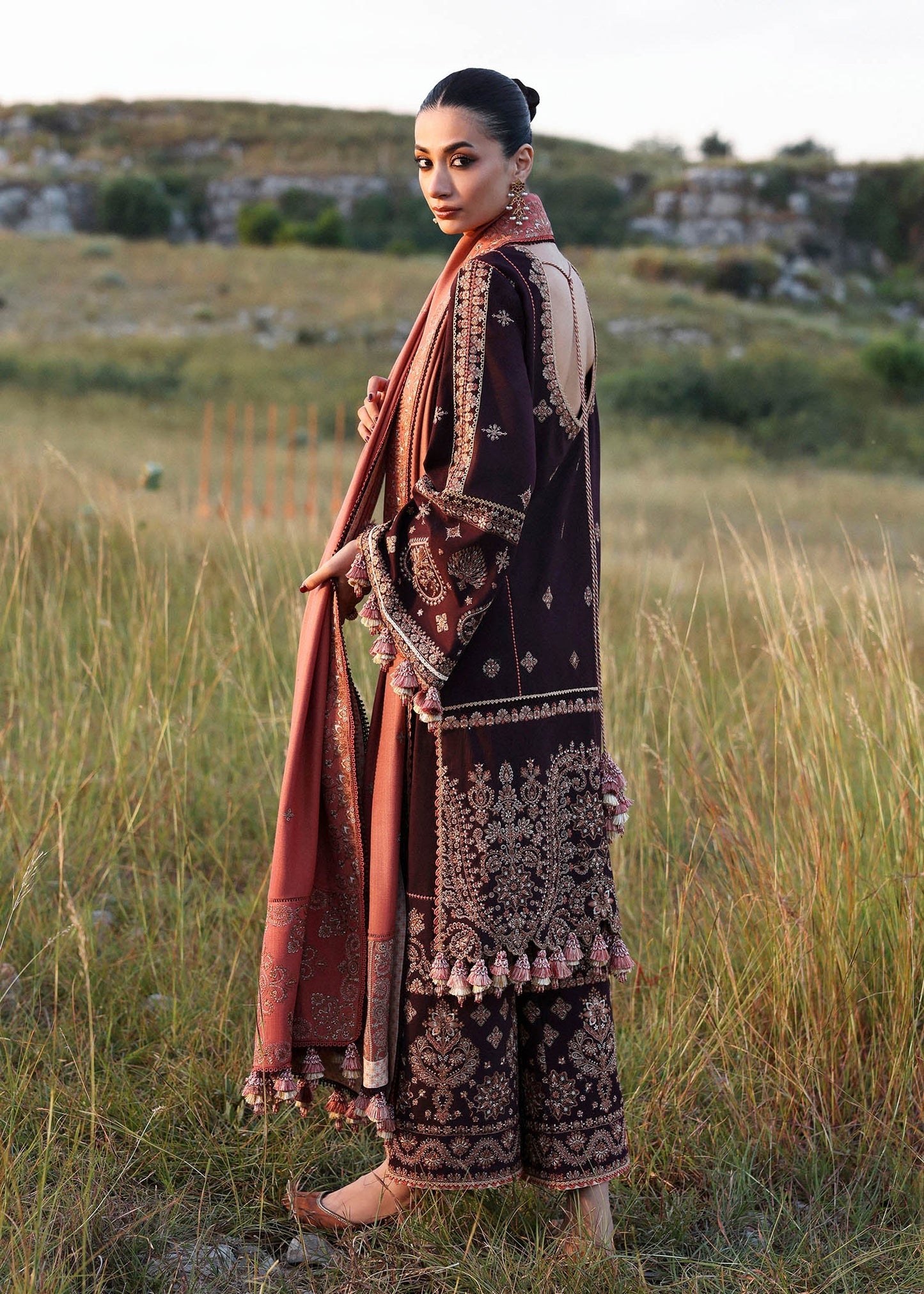 Khaddar Unstitched 25  by Hussain Rehar - Nazneen