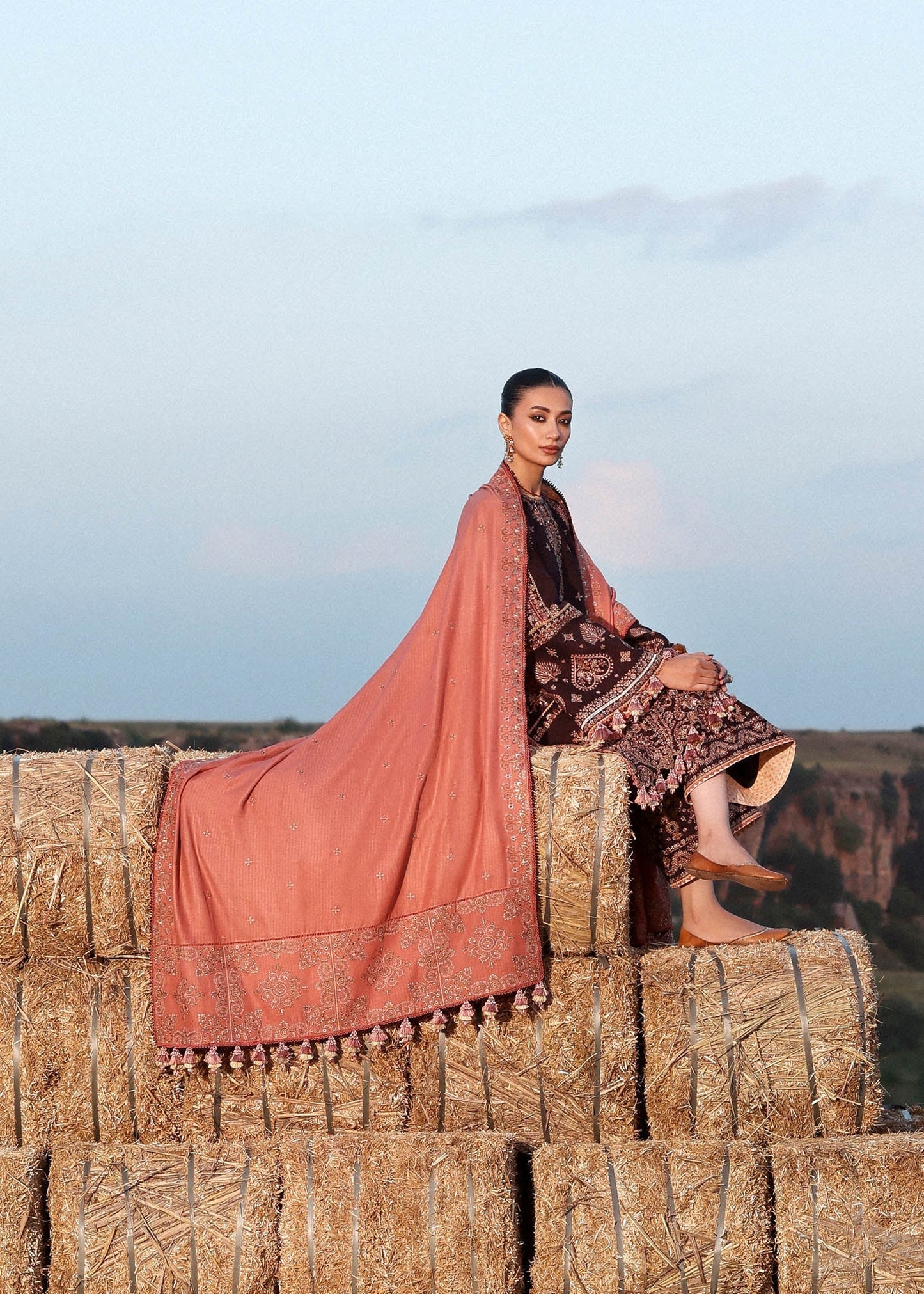 Khaddar Unstitched 25  by Hussain Rehar - Nazneen