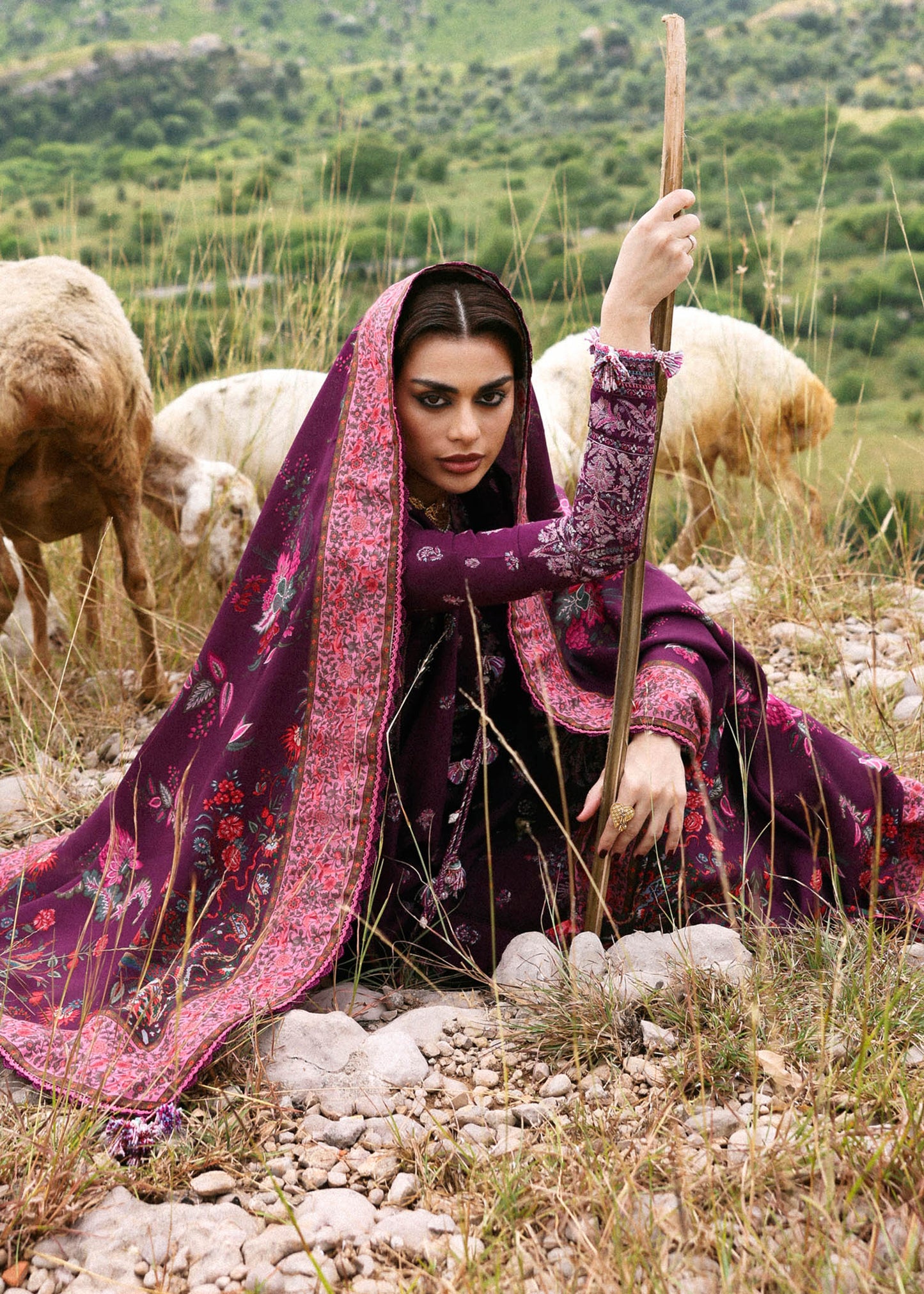 Khaddar Unstitched 25  by Hussain Rehar - Jamni