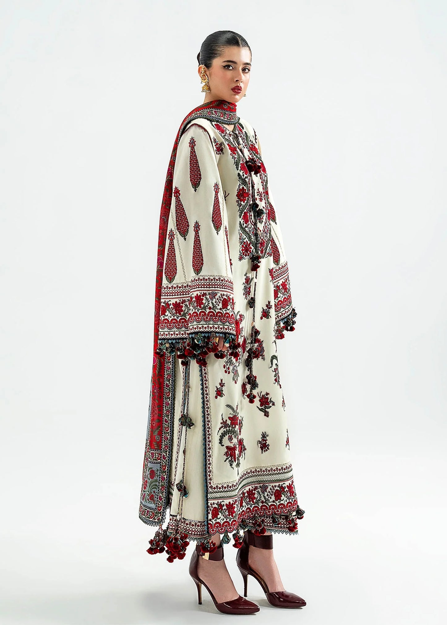 Khaddar Unstitched 25  by Hussain Rehar - Gulban